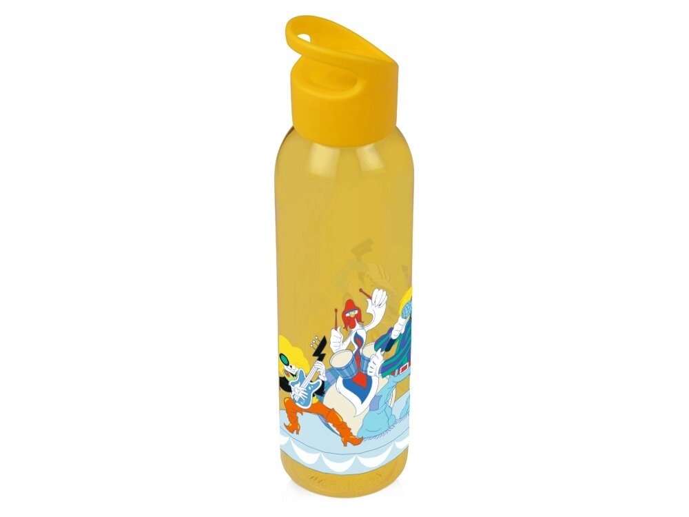 Бутылка для воды Бременские музыканты, желтый от компании ТОО VEER Company Group / Одежда и сувениры с логотипом - фото 1