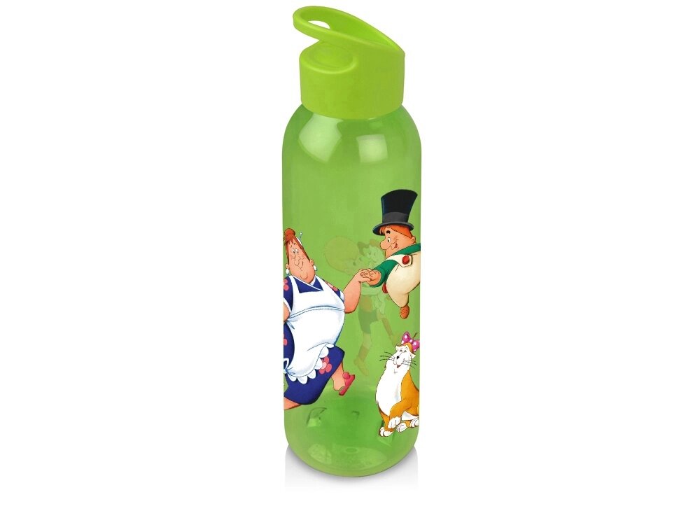 Бутылка для воды Карлсон, зеленое яблоко от компании ТОО VEER Company Group / Одежда и сувениры с логотипом - фото 1