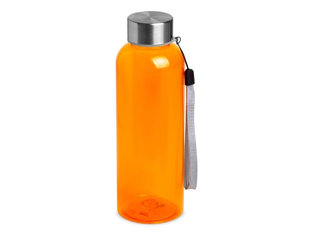 Бутылка для воды Kato из RPET, 500мл, оранжевый от компании ТОО VEER Company Group / Одежда и сувениры с логотипом - фото 1