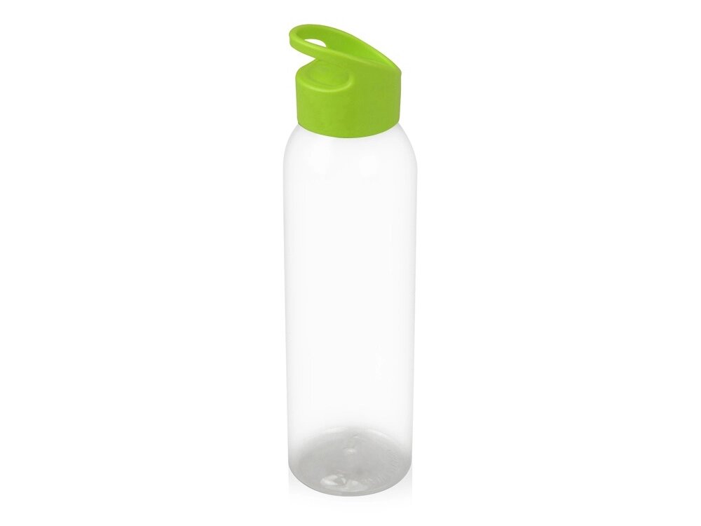Бутылка для воды Plain 2 630 мл, прозрачный/зеленый от компании ТОО VEER Company Group / Одежда и сувениры с логотипом - фото 1