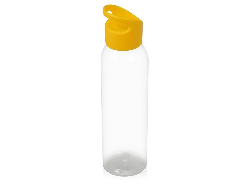 Бутылка для воды Plain 2 630 мл, прозрачный/желтый от компании ТОО VEER Company Group / Одежда и сувениры с логотипом - фото 1