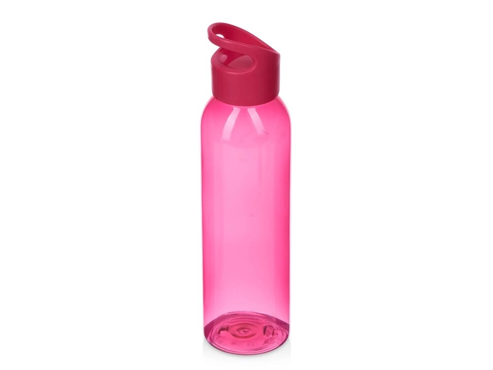 Бутылка для воды Plain 630 мл, розовый от компании ТОО VEER Company Group / Одежда и сувениры с логотипом - фото 1