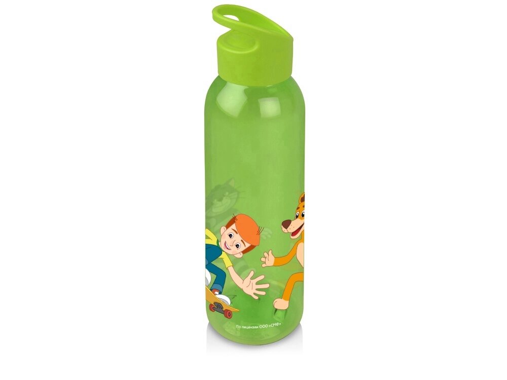 Бутылка для воды Простоквашино, зеленое яблоко от компании ТОО VEER Company Group / Одежда и сувениры с логотипом - фото 1