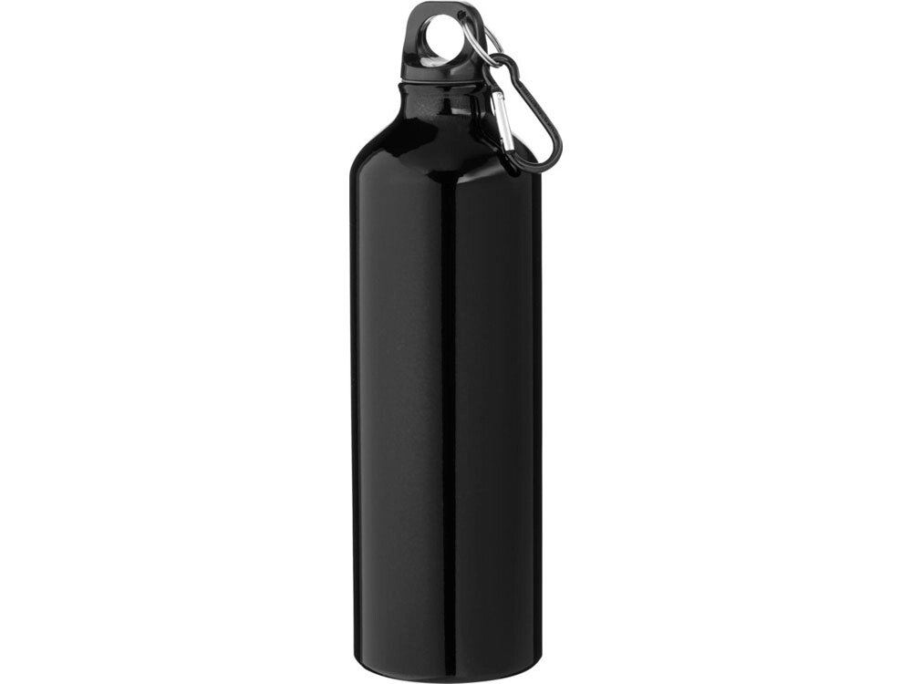 Бутылка для воды с карабином Oregon, объемом 770 мл, сплошной черный от компании ТОО VEER Company Group / Одежда и сувениры с логотипом - фото 1