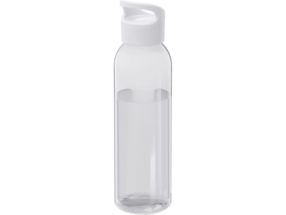Бутылка для воды Sky из переработанной пластмассы объемом 650 мл - Белый от компании ТОО VEER Company Group / Одежда и сувениры с логотипом - фото 1