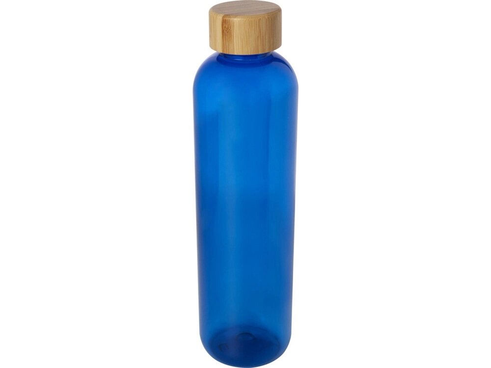 Бутылка для воды Ziggs из переработанной пластмассы объемом 950 мл - синий от компании ТОО VEER Company Group / Одежда и сувениры с логотипом - фото 1