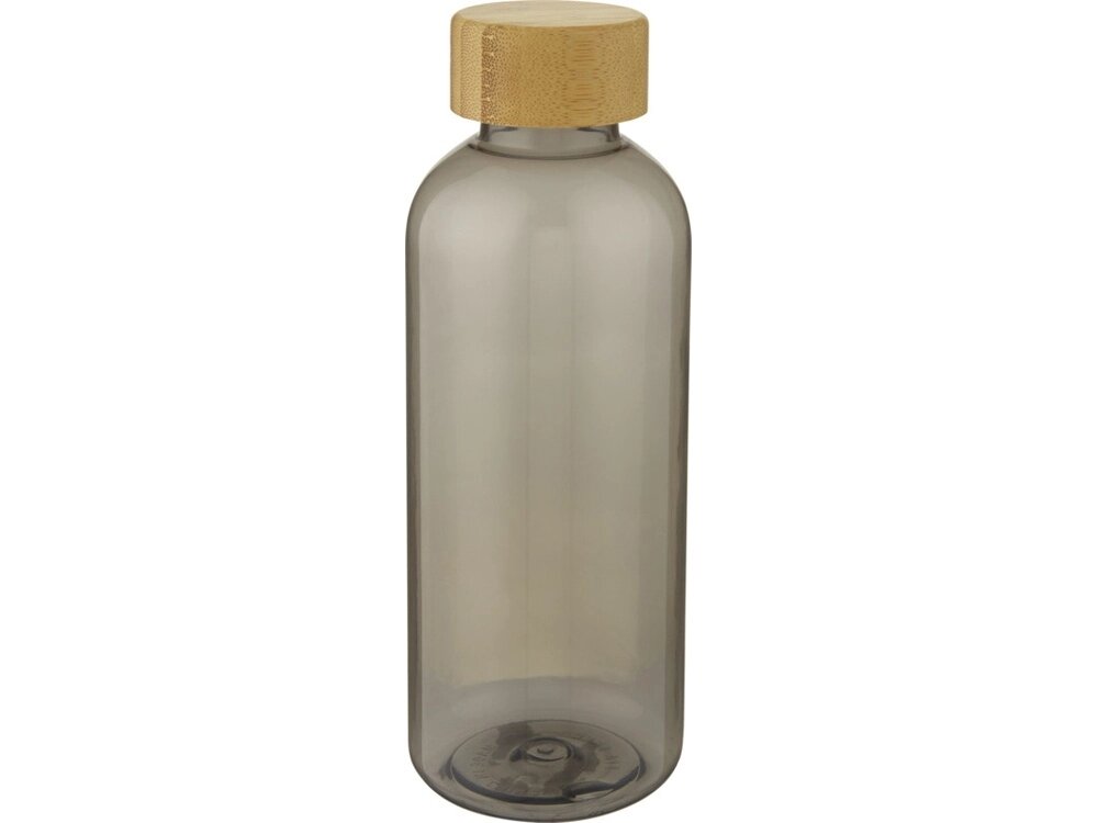 Бутылка для воды Ziggs из переработанной пластмассы объемом 950 мл - темно-серый от компании ТОО VEER Company Group / Одежда и сувениры с логотипом - фото 1