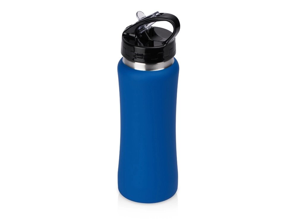 Бутылка для воды Bottle C1, сталь, soft touch, 600 мл, синий от компании ТОО VEER Company Group / Одежда и сувениры с логотипом - фото 1