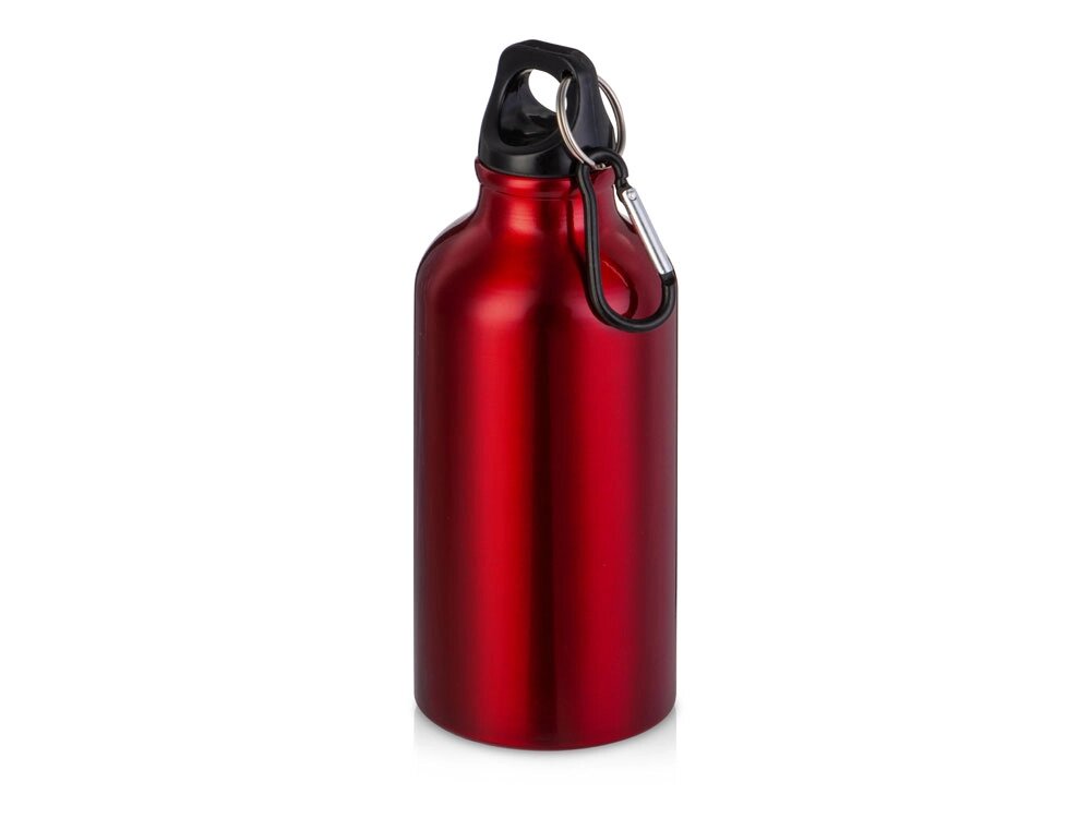 Бутылка Hip S с карабином 400мл, красный от компании ТОО VEER Company Group / Одежда и сувениры с логотипом - фото 1