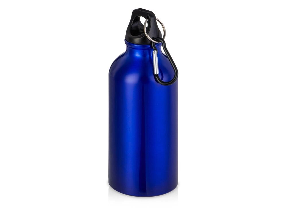 Бутылка Hip S с карабином 400мл, синий от компании ТОО VEER Company Group / Одежда и сувениры с логотипом - фото 1