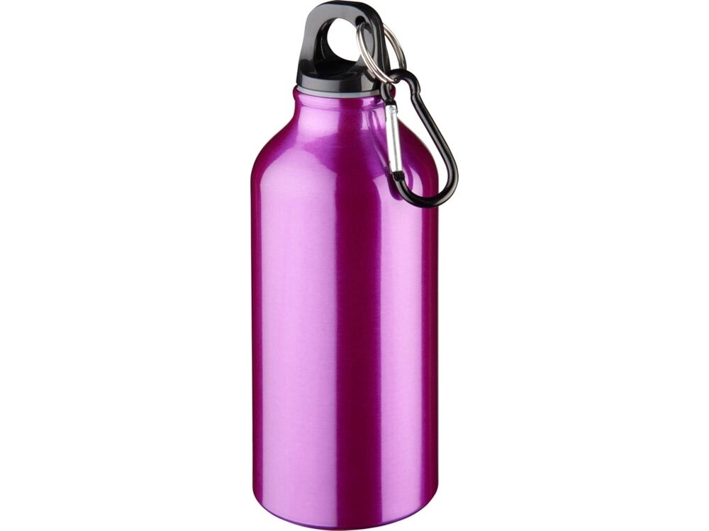 Бутылка Oregon с карабином 400мл, пурпурный от компании ТОО VEER Company Group / Одежда и сувениры с логотипом - фото 1