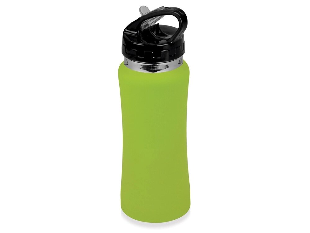 Бутылка спортивная Коста-Рика 600мл, зеленое яблоко от компании ТОО VEER Company Group / Одежда и сувениры с логотипом - фото 1