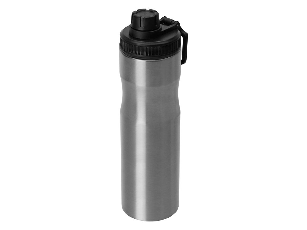 Бутылка для воды Supply Waterline, нерж сталь, 850 мл, серебристый/черный от компании ТОО VEER Company Group / Одежда и сувениры с логотипом - фото 1