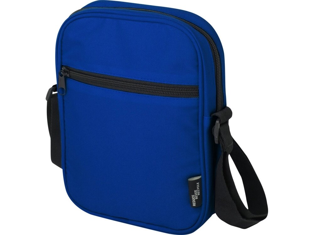 Byron сумка через плечо из переработанных материалов по стандарту GRS объемом 2 л - Ярко-синий от компании ТОО VEER Company Group / Одежда и сувениры с логотипом - фото 1