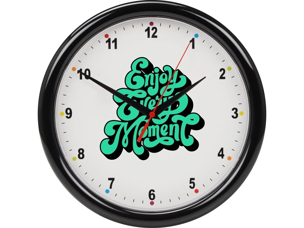 Часы настенные разборные Idea, черный от компании ТОО VEER Company Group / Одежда и сувениры с логотипом - фото 1