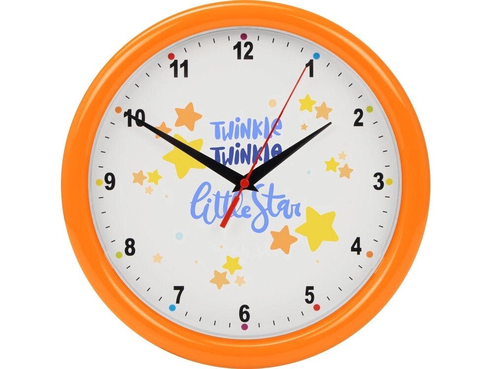 Часы настенные разборные Idea, оранжевый от компании ТОО VEER Company Group / Одежда и сувениры с логотипом - фото 1