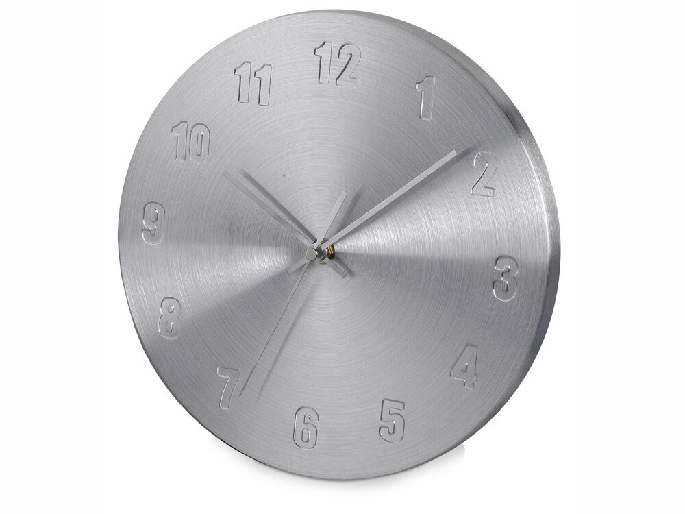 Часы настенные Тауль, серебристый от компании ТОО VEER Company Group / Одежда и сувениры с логотипом - фото 1