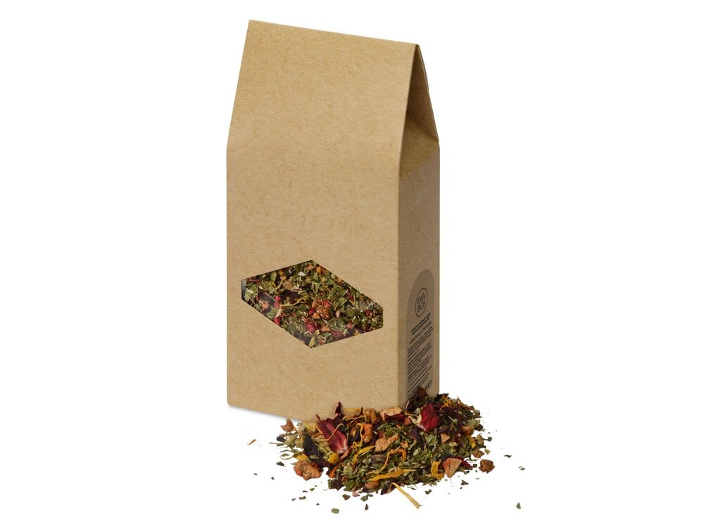 Чай Малина с мятой травяной, 70 г от компании ТОО VEER Company Group / Одежда и сувениры с логотипом - фото 1