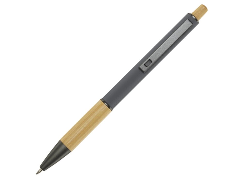 Darius шариковая ручка из переработанного алюминия, черные чернила - Серый от компании ТОО VEER Company Group / Одежда и сувениры с логотипом - фото 1