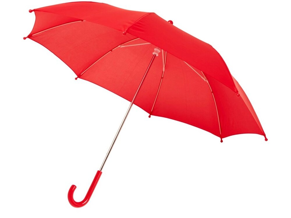 Детский 17-дюймовый ветрозащитный зонт Nina, красный от компании ТОО VEER Company Group / Одежда и сувениры с логотипом - фото 1