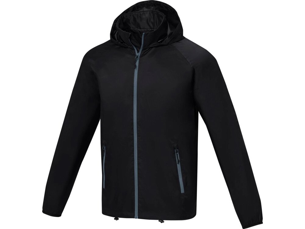 Dinlas Мужская легкая куртка, черный от компании ТОО VEER Company Group / Одежда и сувениры с логотипом - фото 1