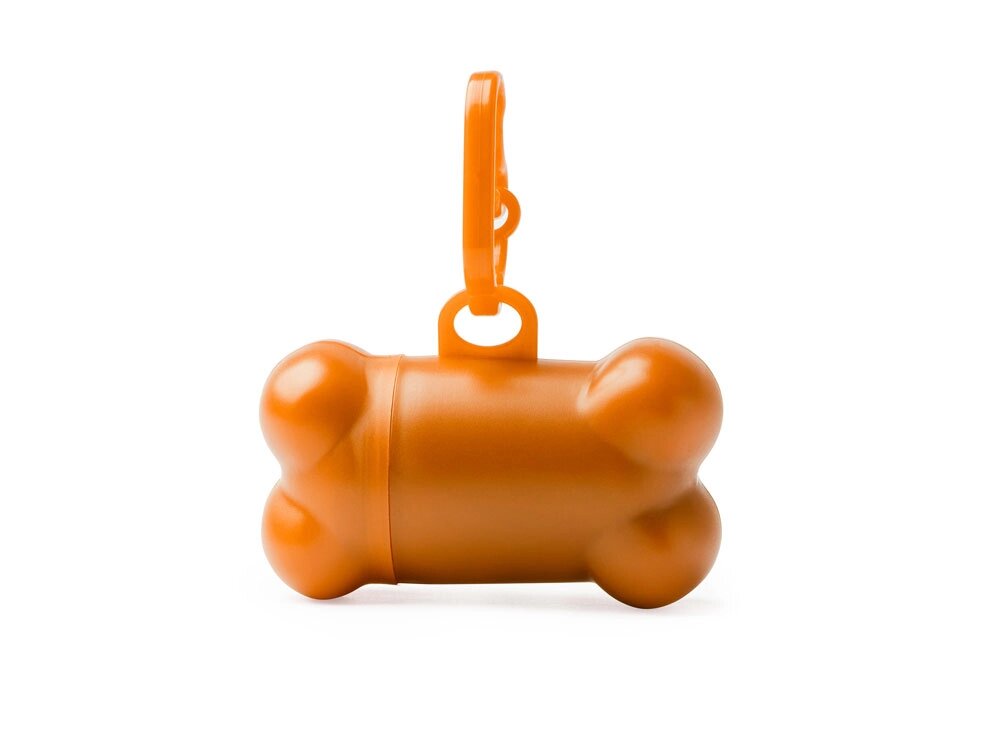 Диспенсер SIMBA для пакетов для домашних животных, оранжевый от компании ТОО VEER Company Group / Одежда и сувениры с логотипом - фото 1