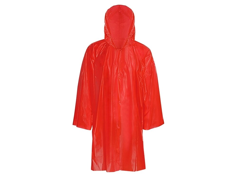 Дождевик Rainfall, красный от компании ТОО VEER Company Group / Одежда и сувениры с логотипом - фото 1