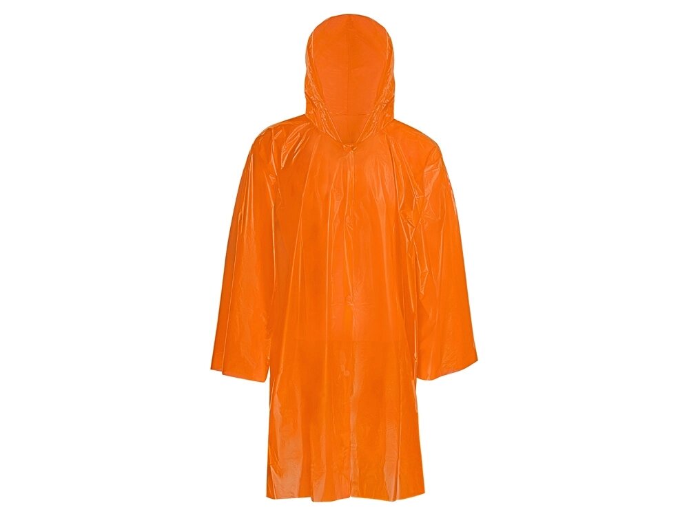 Дождевик Rainfall, оранжевый от компании ТОО VEER Company Group / Одежда и сувениры с логотипом - фото 1