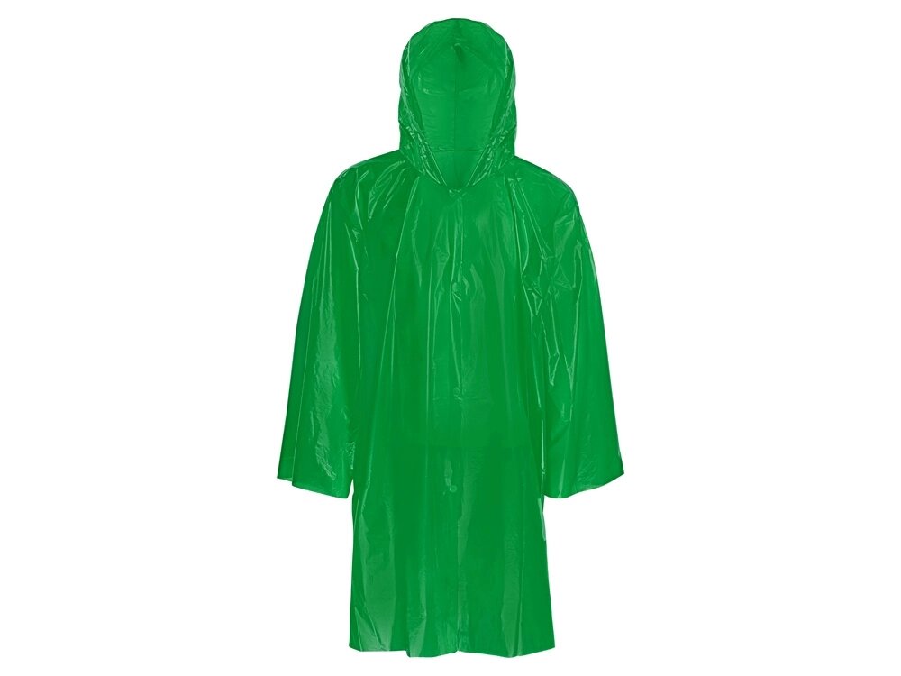 Дождевик Rainfall, зеленый от компании ТОО VEER Company Group / Одежда и сувениры с логотипом - фото 1
