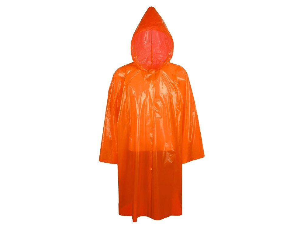 Дождевик Storm, оранжевый от компании ТОО VEER Company Group / Одежда и сувениры с логотипом - фото 1