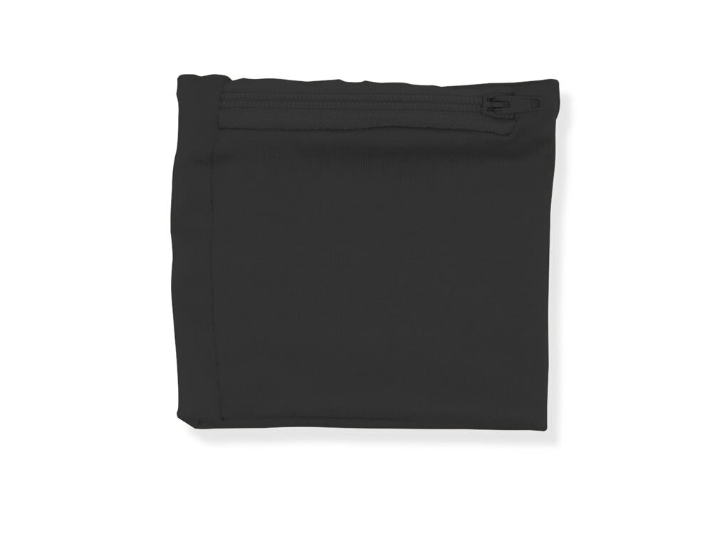 Эластичный браслет с карманом на молнии SPEED, черный от компании ТОО VEER Company Group / Одежда и сувениры с логотипом - фото 1