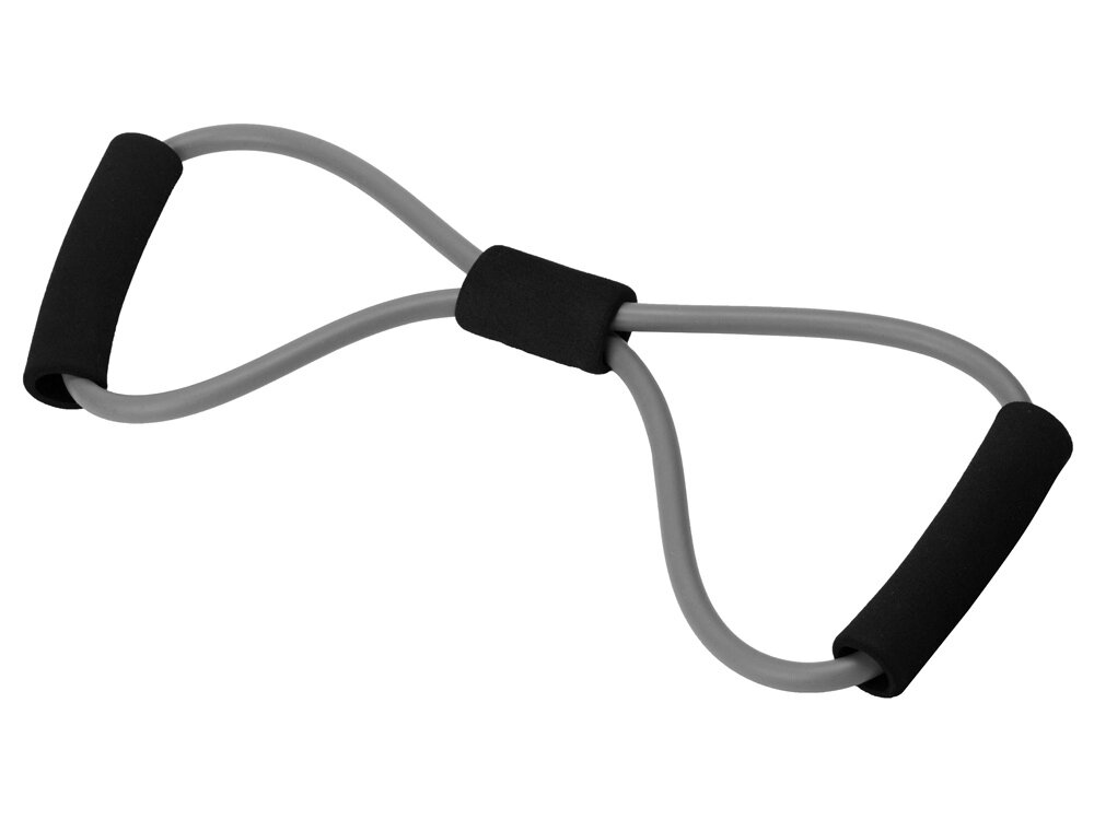 Эспандер в форме 8, серый/черный от компании ТОО VEER Company Group / Одежда и сувениры с логотипом - фото 1