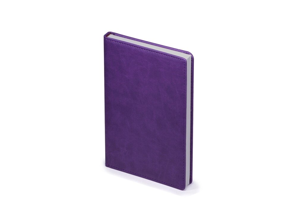 Ежедневник недатированный А5 Velvet, фиолетовый от компании ТОО VEER Company Group / Одежда и сувениры с логотипом - фото 1