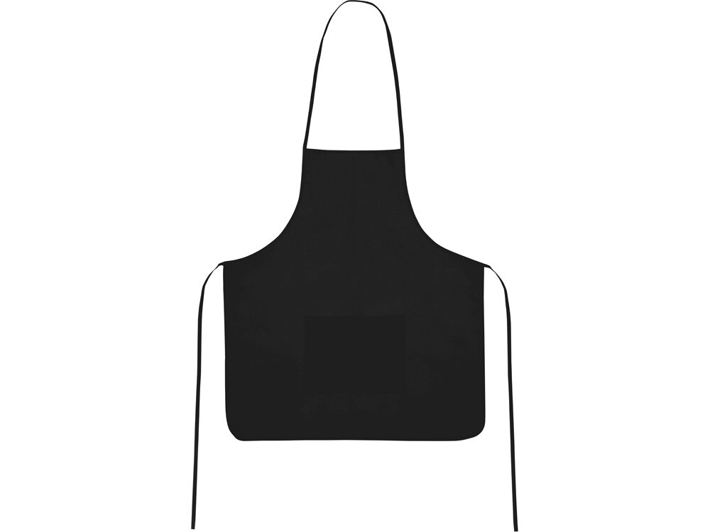 Фартук, черный, плотность 80г/м2 от компании ТОО VEER Company Group / Одежда и сувениры с логотипом - фото 1