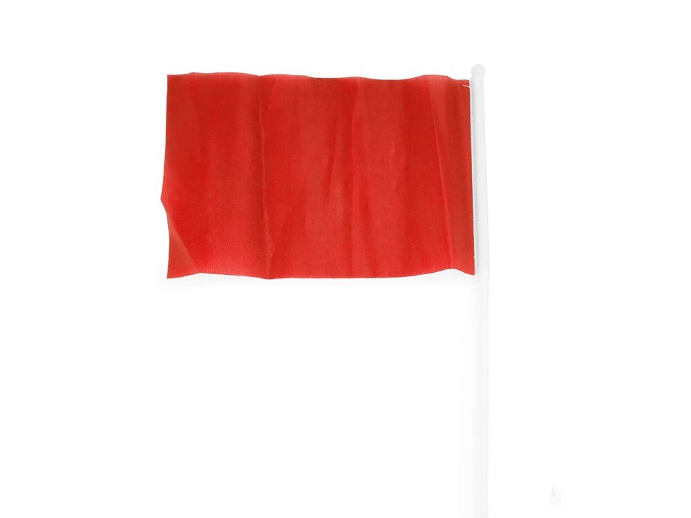 Флаг CELEB с небольшим флагштоком, красный от компании ТОО VEER Company Group / Одежда и сувениры с логотипом - фото 1