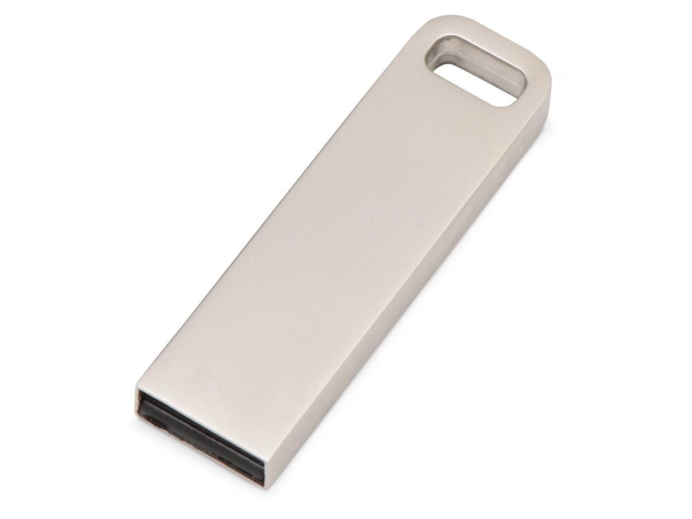 Флеш-карта USB 2.0 16 Gb Fero, серебристый от компании ТОО VEER Company Group / Одежда и сувениры с логотипом - фото 1