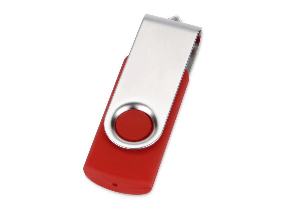 Флеш-карта USB 2.0 16 Gb Квебек, красный от компании ТОО VEER Company Group / Одежда и сувениры с логотипом - фото 1