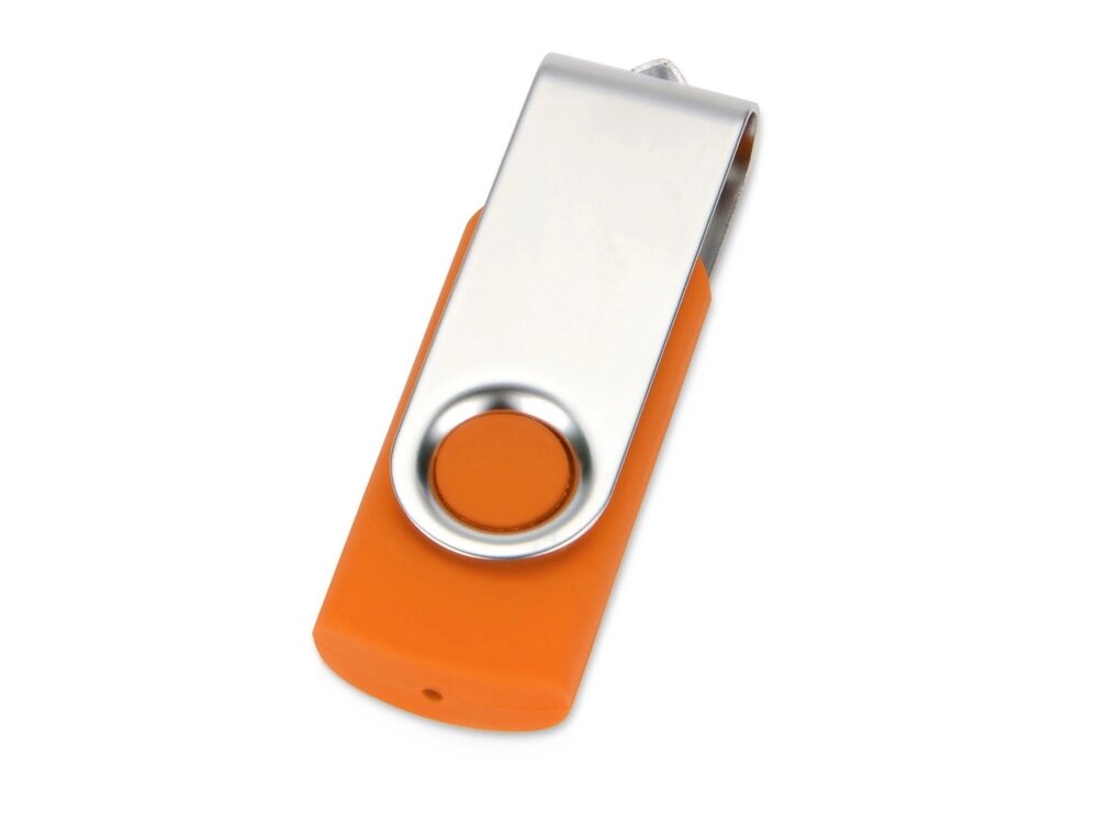 Флеш-карта USB 2.0 16 Gb Квебек, оранжевый от компании ТОО VEER Company Group / Одежда и сувениры с логотипом - фото 1