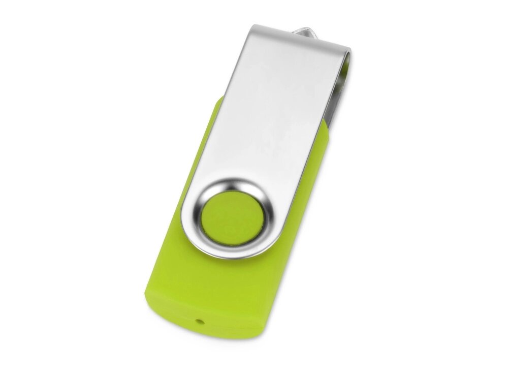 Флеш-карта USB 2.0 16 Gb Квебек, зеленое яблоко от компании ТОО VEER Company Group / Одежда и сувениры с логотипом - фото 1