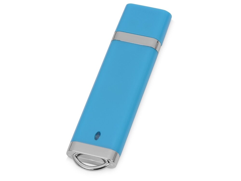 Флеш-карта USB 2.0 16 Gb Орландо, голубой от компании ТОО VEER Company Group / Одежда и сувениры с логотипом - фото 1