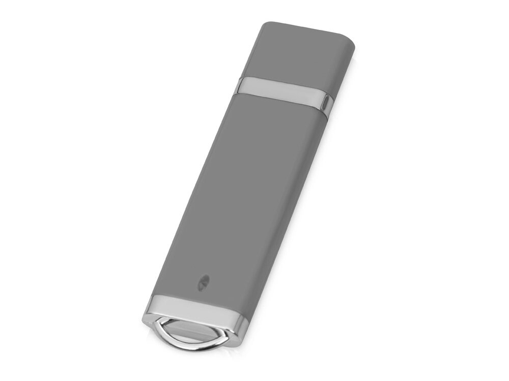 Флеш-карта USB 2.0 16 Gb Орландо, серый от компании ТОО VEER Company Group / Одежда и сувениры с логотипом - фото 1