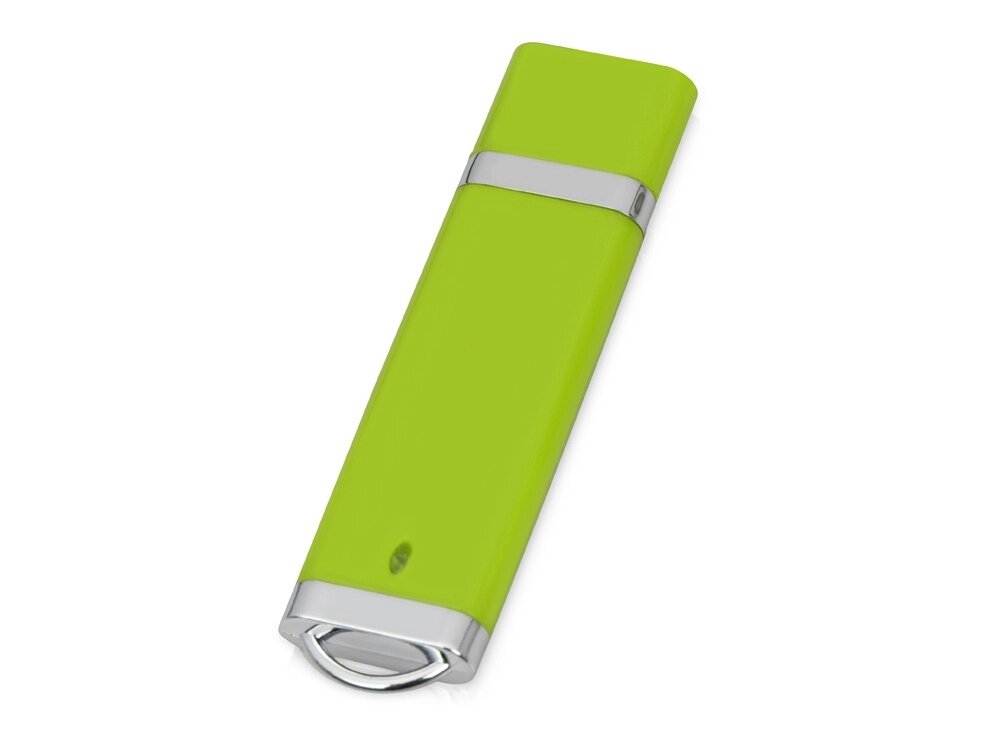 Флеш-карта USB 2.0 16 Gb Орландо, зеленый от компании ТОО VEER Company Group / Одежда и сувениры с логотипом - фото 1
