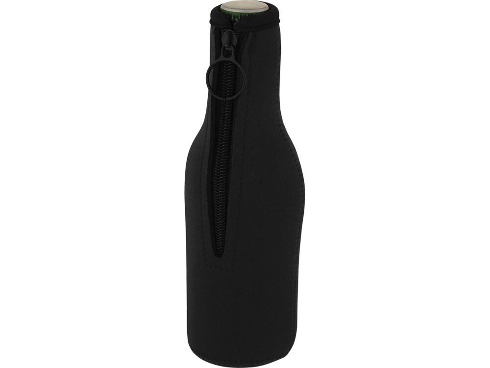 Fris Рукав-держатель для бутылок из переработанного неопрена , черный от компании ТОО VEER Company Group / Одежда и сувениры с логотипом - фото 1
