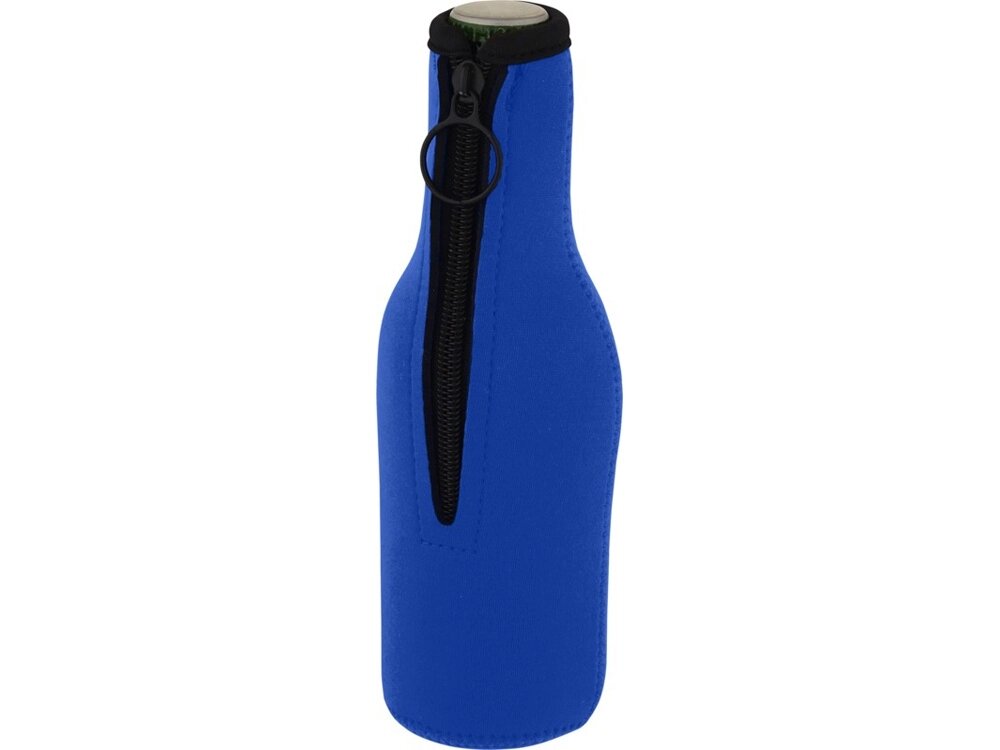 Fris Рукав-держатель для бутылок из переработанного неопрена , синий от компании ТОО VEER Company Group / Одежда и сувениры с логотипом - фото 1