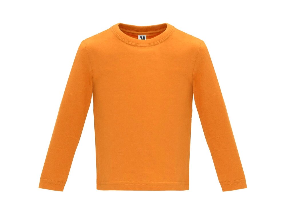 Футболка Baby  детская с длинным рукавом, оранжевый от компании ТОО VEER Company Group / Одежда и сувениры с логотипом - фото 1
