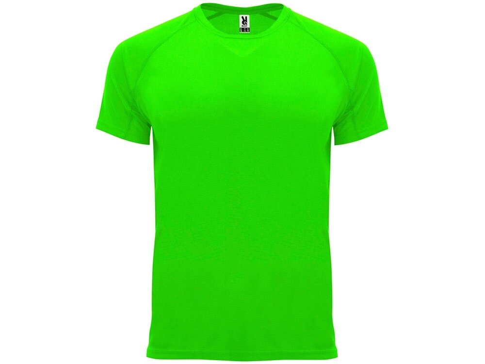Футболка Bahrain мужская, неоновый зеленый от компании ТОО VEER Company Group / Одежда и сувениры с логотипом - фото 1
