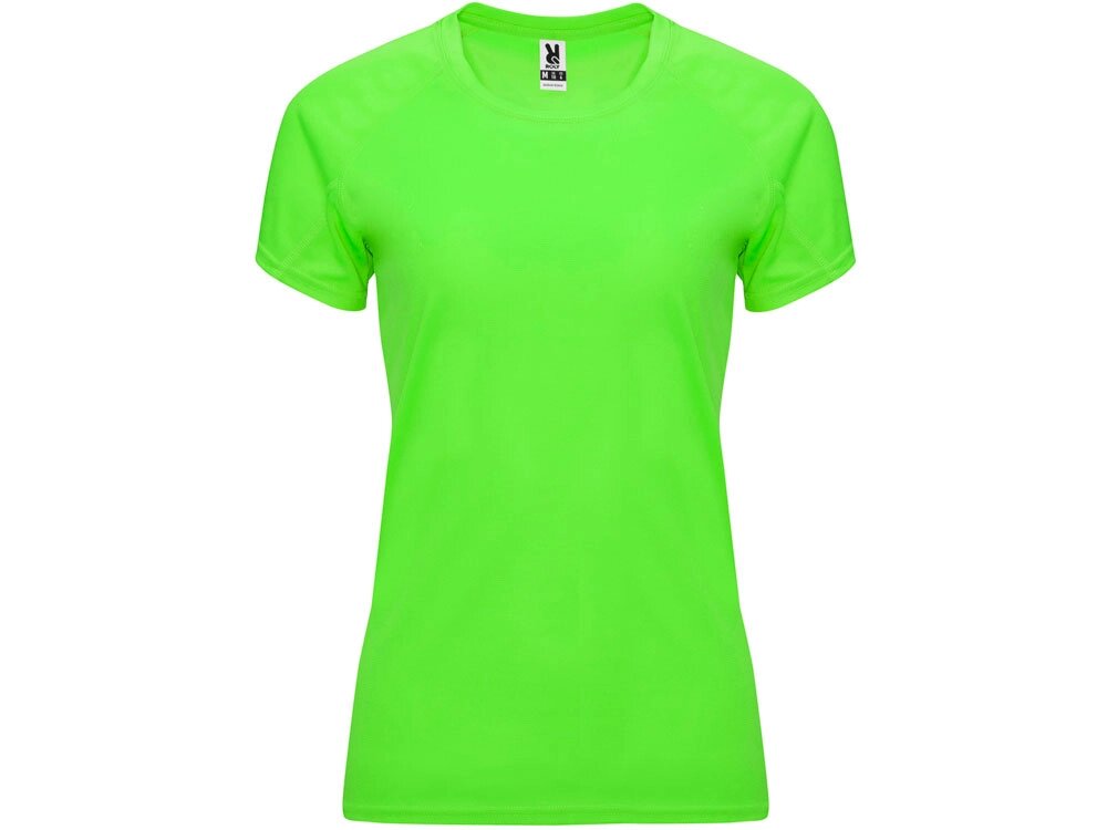 Футболка Bahrain женская, неоновый зеленый от компании ТОО VEER Company Group / Одежда и сувениры с логотипом - фото 1