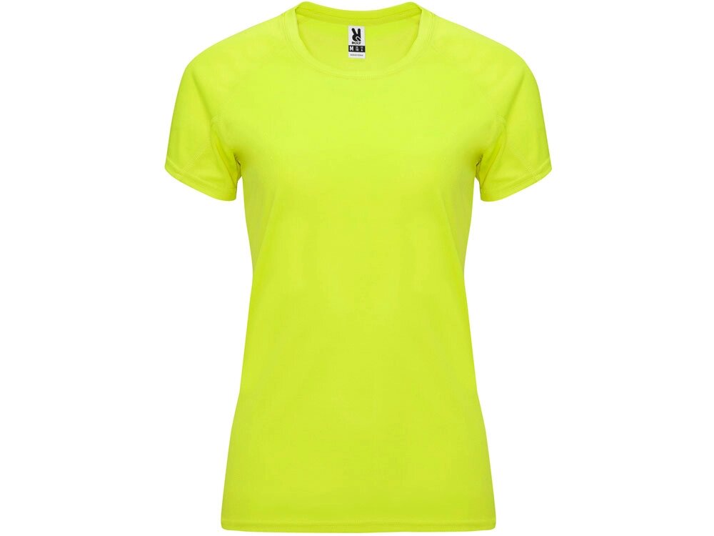 Футболка Bahrain женская, неоновый желтый от компании ТОО VEER Company Group / Одежда и сувениры с логотипом - фото 1