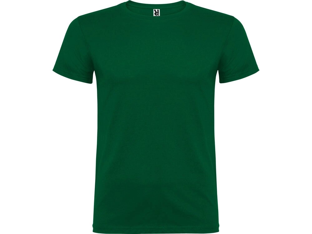Футболка Beagle мужская, бутылочный зеленый от компании ТОО VEER Company Group / Одежда и сувениры с логотипом - фото 1