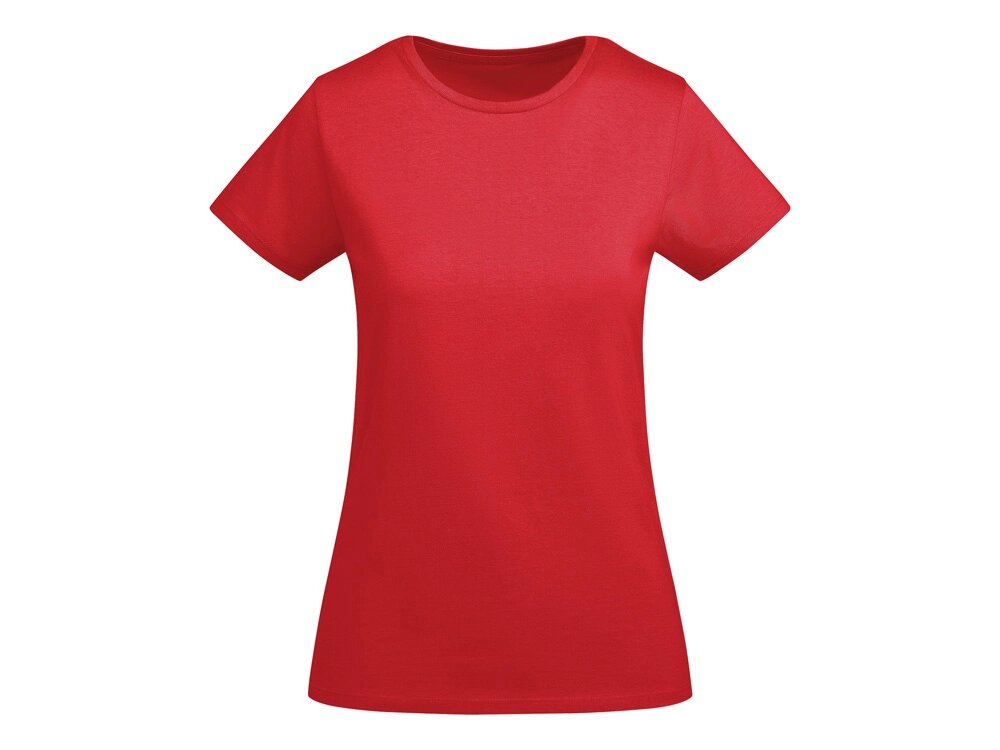 Футболка Breda женская, красный от компании ТОО VEER Company Group / Одежда и сувениры с логотипом - фото 1
